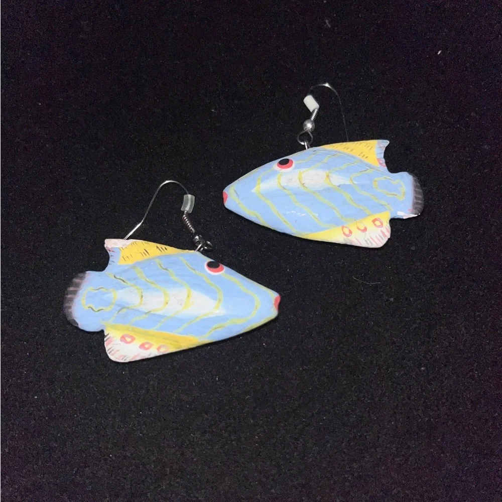 Colorful Fish-Shaped Earrings for Pet Fish Lovers